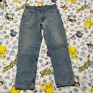 Vintage 90s Carhartt Flannel Lined Relaxed Fit Jeans 38x34